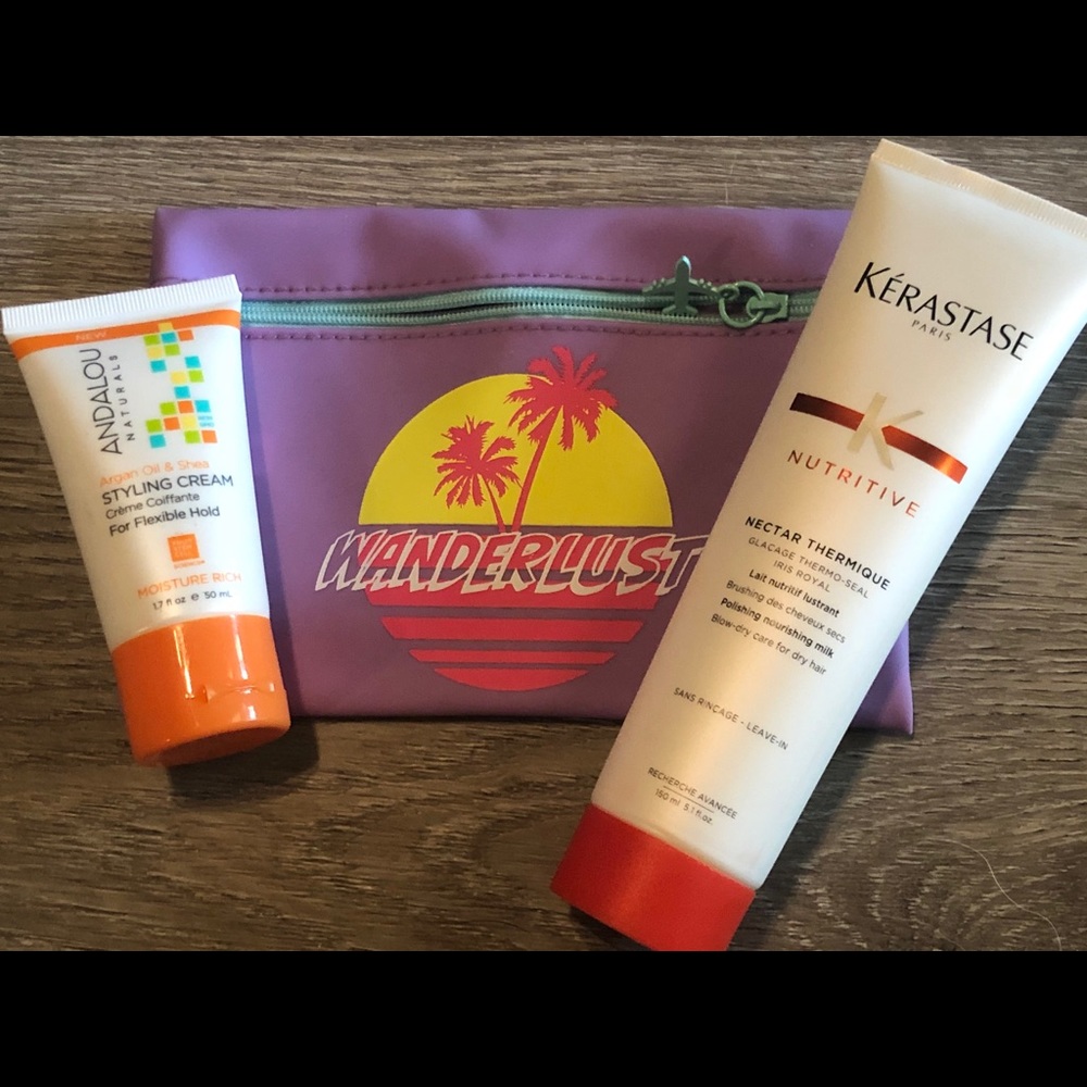 Andalou Styling Cream + Kerastase Blow Dry Primer